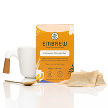 Load image into Gallery viewer, Cinnamon Oolong Chai Sweetened Tea Bags